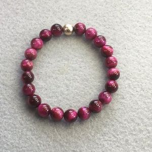 Pink Tiger Eye Bracelet